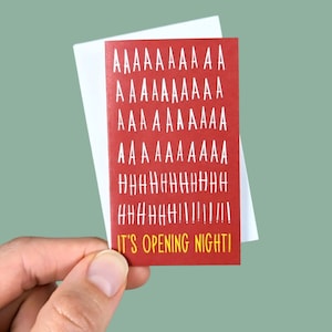 Tarjeta Mini Night Jitters de 3,5"