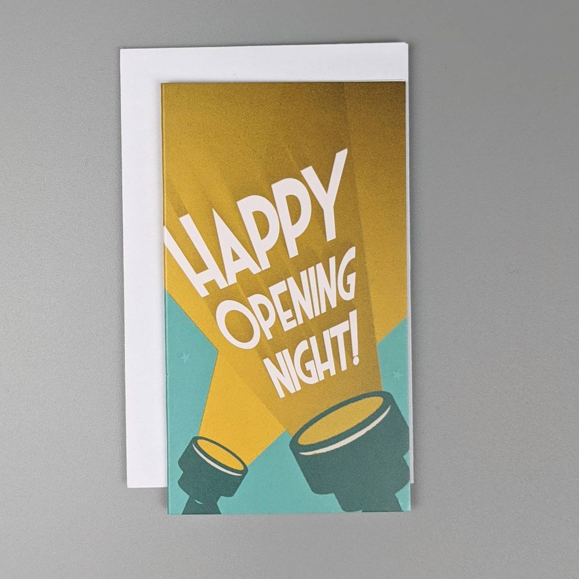 Happy Opening Night Premiere Spotlight Mini Cards Etsy