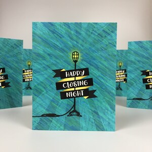 Tarjeta de noche de clausura de Ghost Glow