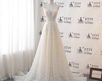 etsy beach wedding dress