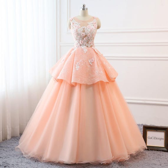 orange formal dresses plus size