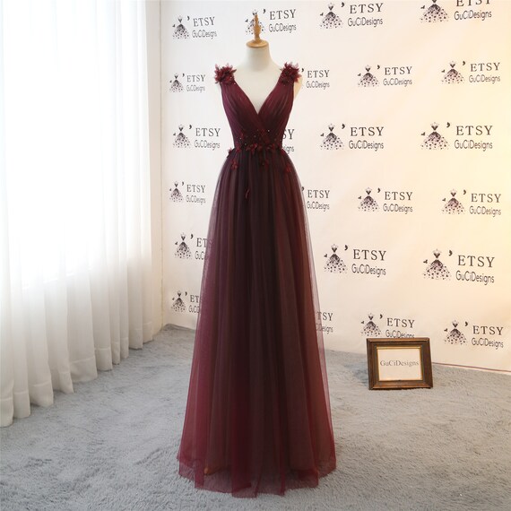 modest maroon dress
