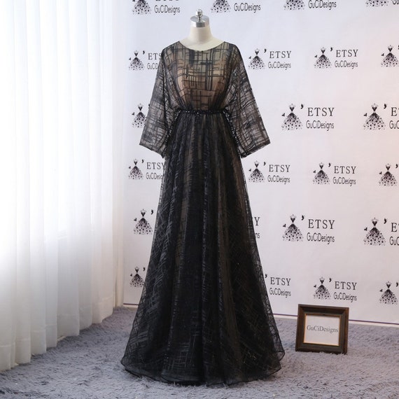 long black gown designs