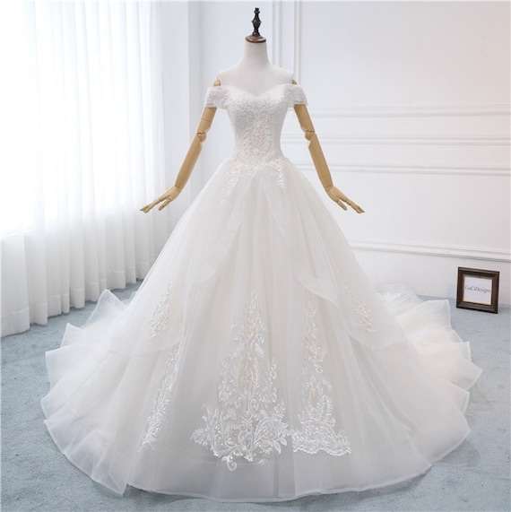 aline princess wedding dress