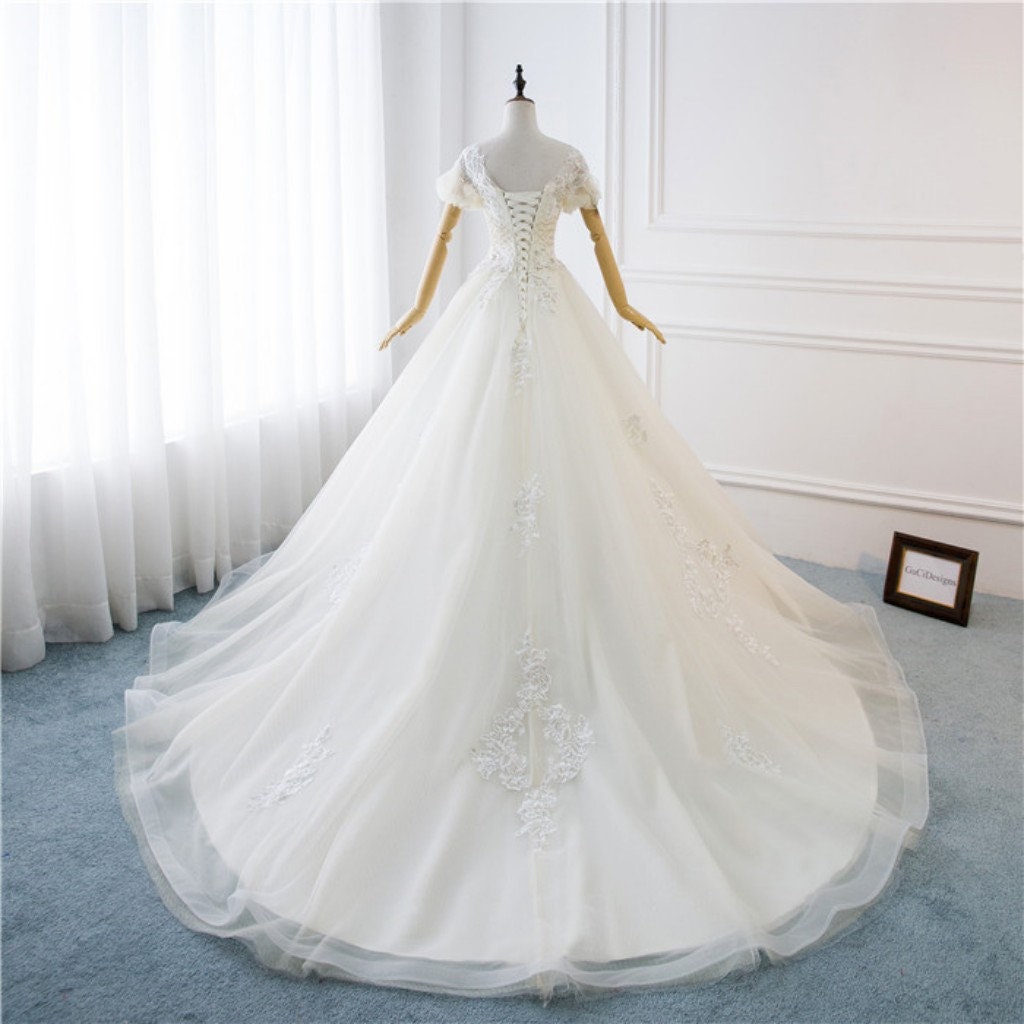 white cord lace gown styles 2021
