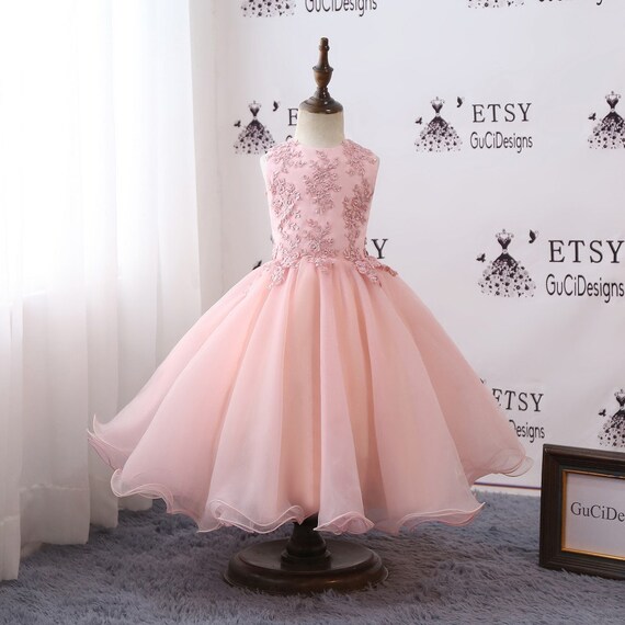 flower girl dresses pink princess