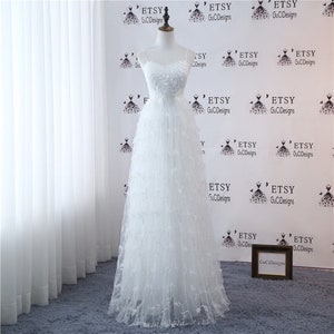 etsy beach wedding dress