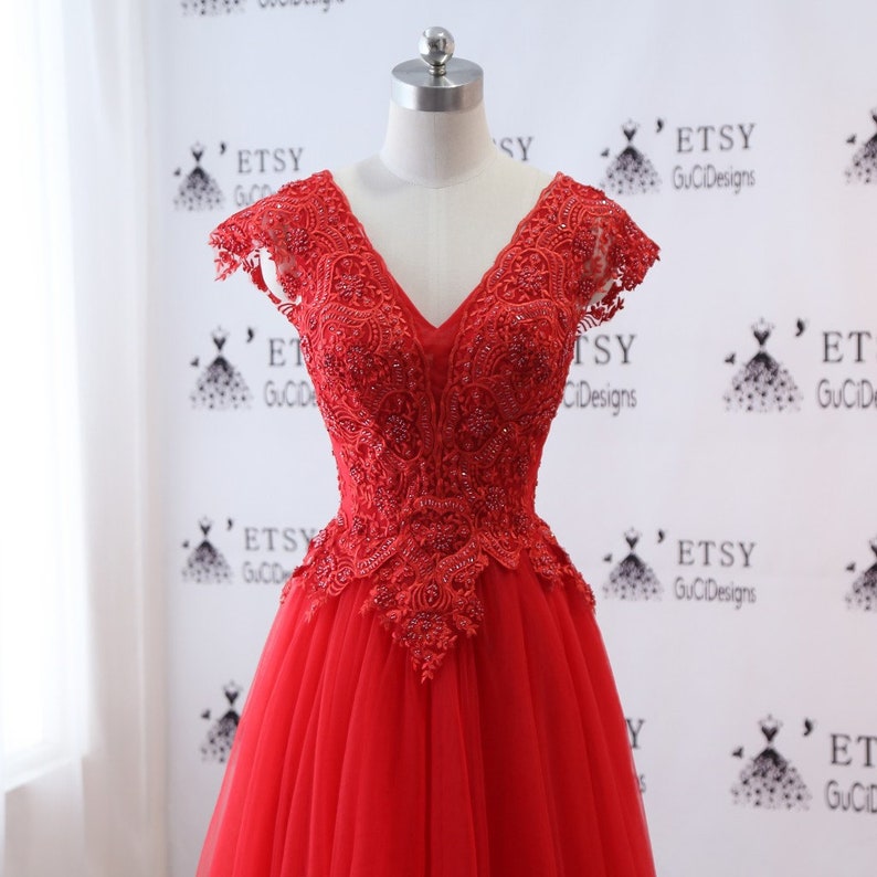 Elegant Lace Wedding Dresses Low Back Bridal Gown Cap Sleeve Etsy