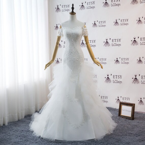 etsy mermaid wedding dress