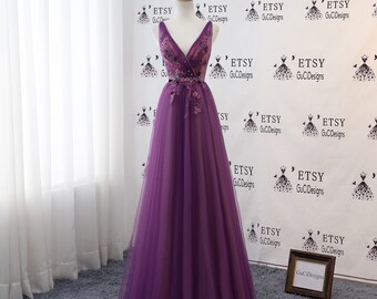 pastel purple wedding dress