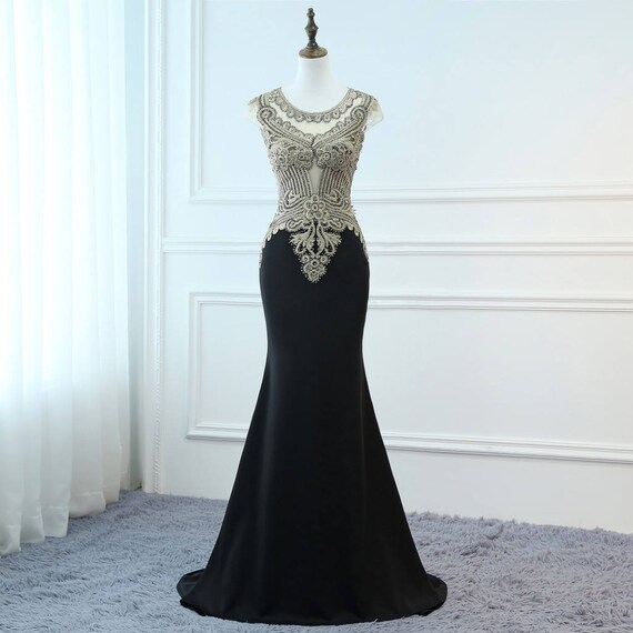black gown design 2019