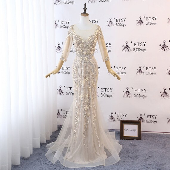 evening bridal dress