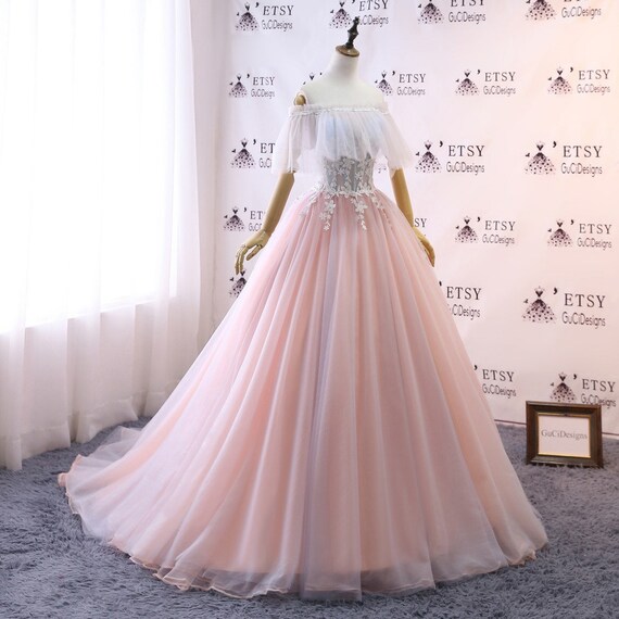 pink prom dresses 2018