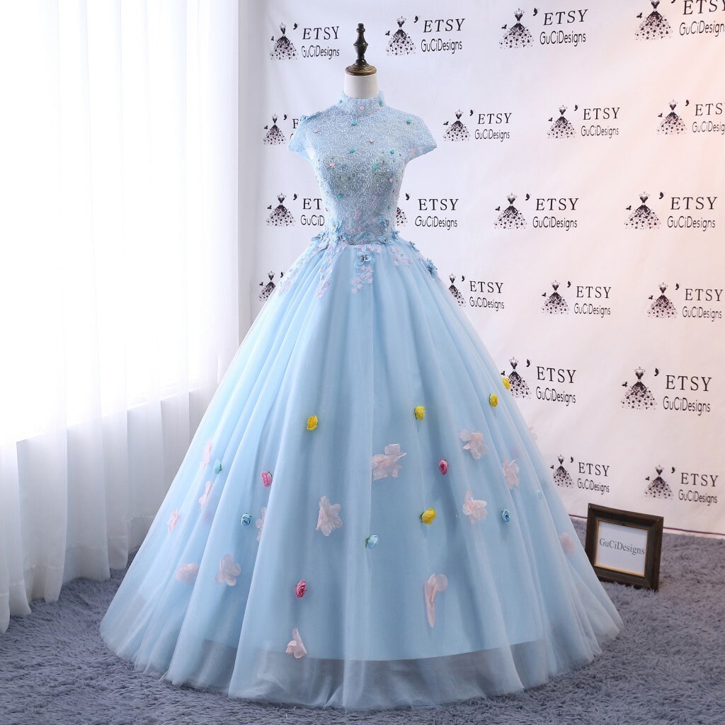 high neck wedding dress 2019