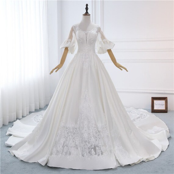 silk wedding dresses 2018