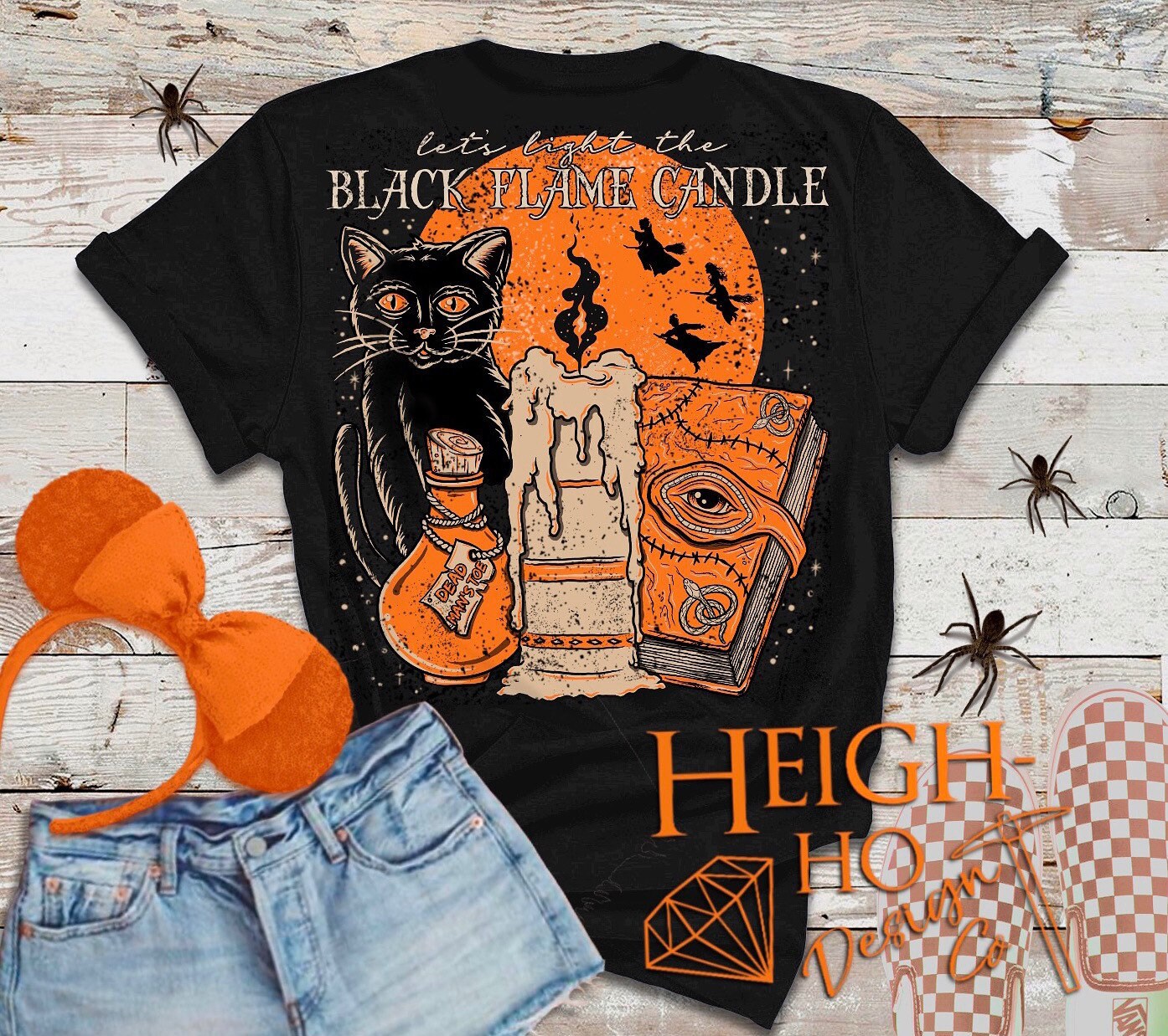 Black Flame Candle Tee