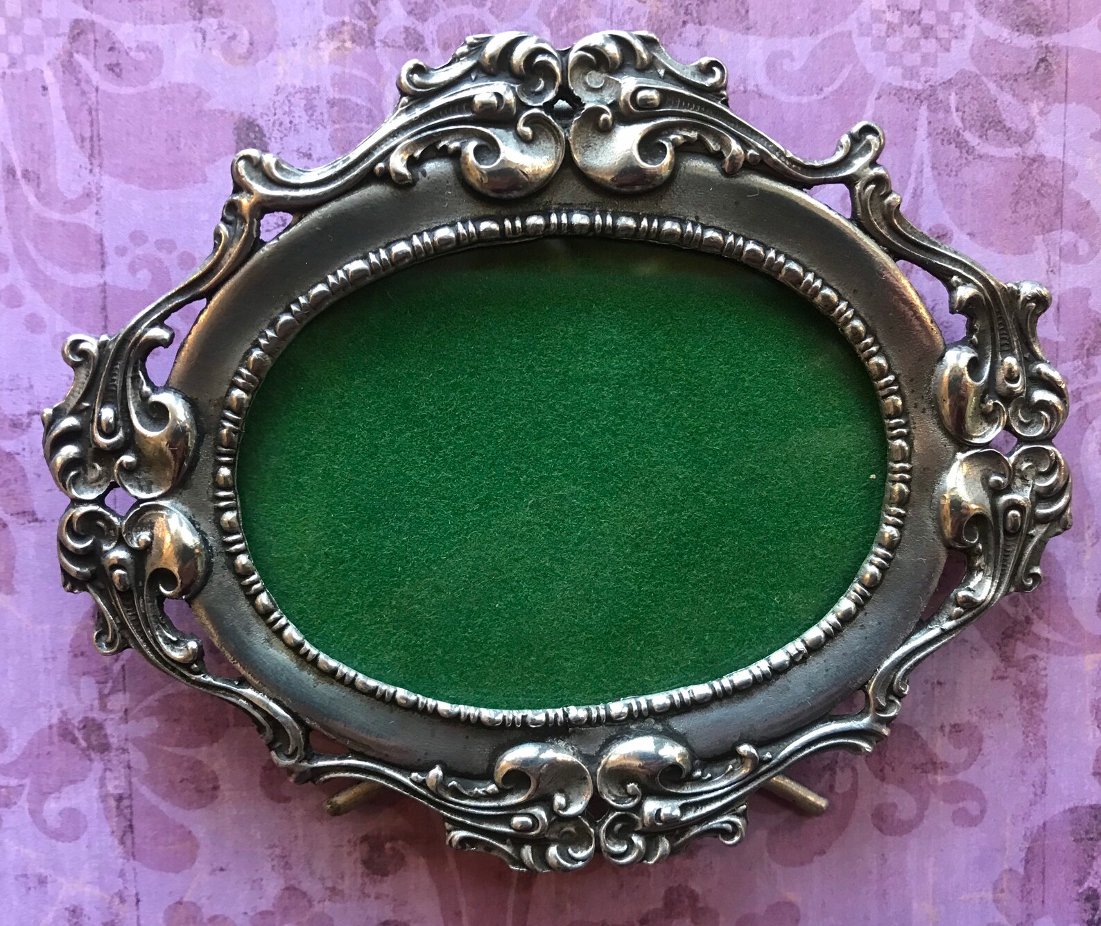 3 Vintage Elias Fine Artmetal Pewter Picture Frames Etsy