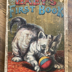 Early 1900’s McLoughlin Brothers NY Linen Book, “Baby’s First Book”