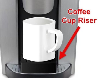 Rialzo per tazza da caffè per macchina da caffè Keurig K-Elite - Niente più schizzi di gocce