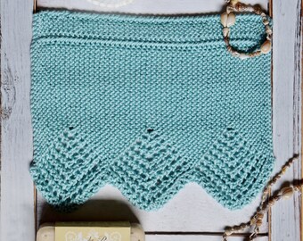 Castle Beach Spa Cloth PDF Knitting Pattern