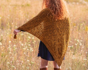 Hollywood and Vine Shawl - PDF Knitting Pattern