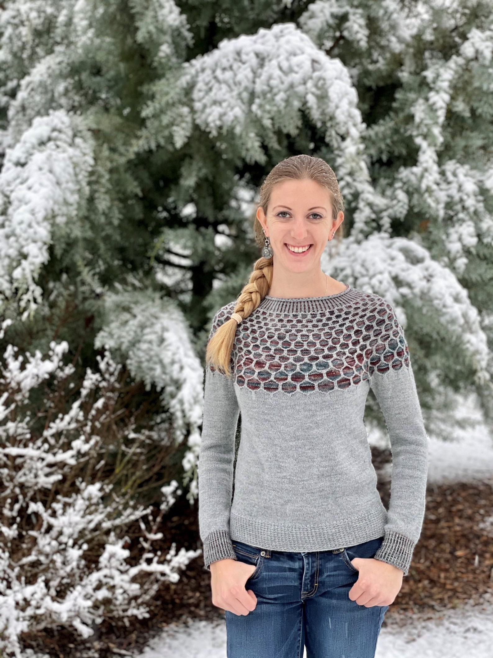 Ethereal Sweater PDF Knitting Pattern English and Spanish Ethereal