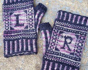 My Sense of Direction Mitts PDF Knitting Pattern