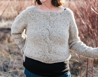 Bold Sweater PDF Knitting Pattern