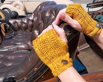 Route 66 Driving Mitts PDF Knitting Pattern