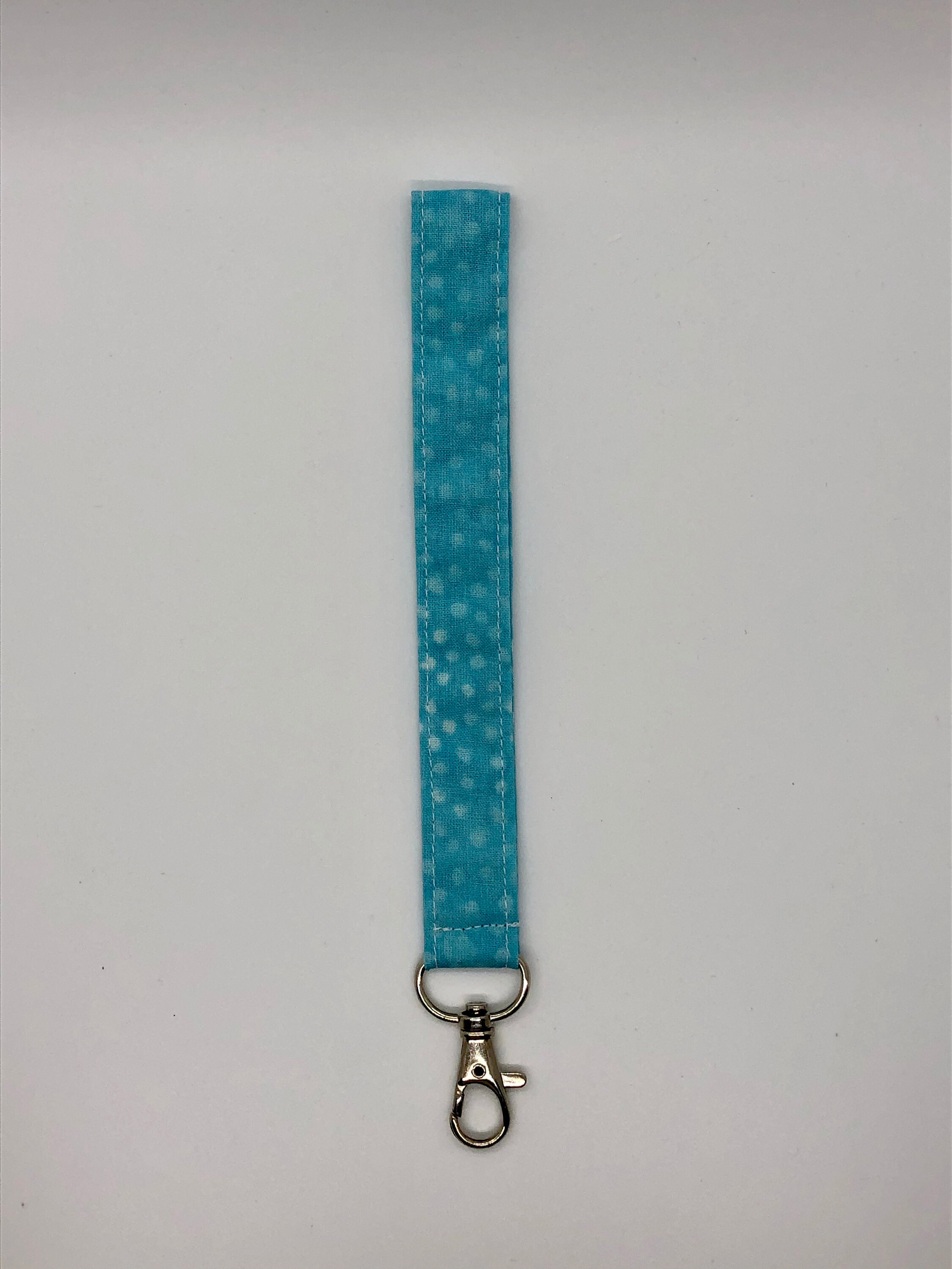 Wristlet Key Fob, Key Chain Lanyard, Fabric Wrist Strap, Clip on Key Holder, Key Fob Bracelet