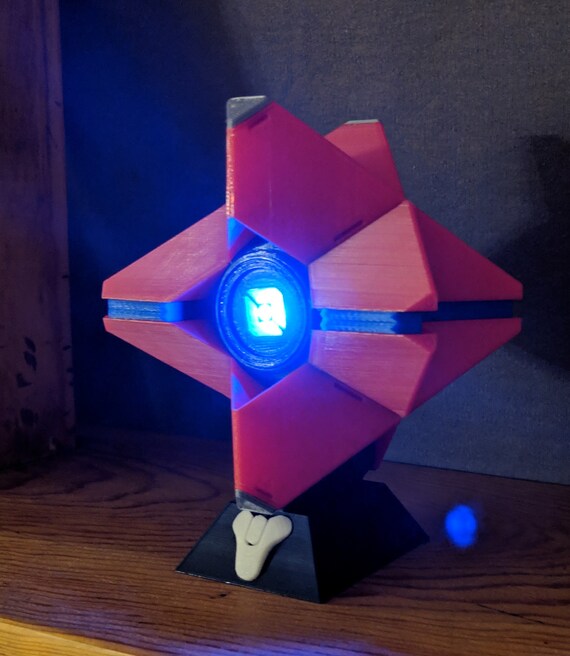 Destiny Ghost With Free Stand Cosplay Etsy 