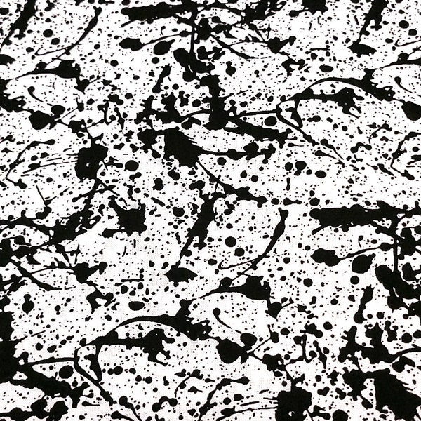 Paint Splatter Fabric Etsy