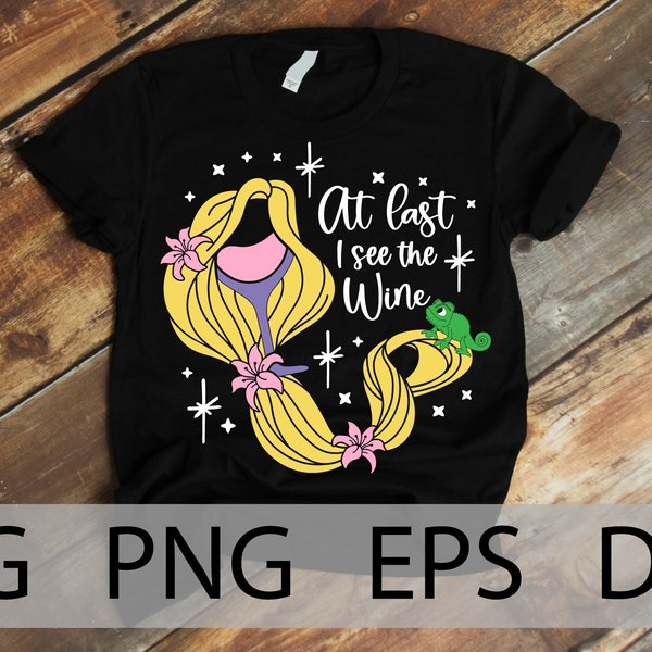 At Last I see the Wine Svg, Main Street Svg, Magic Castle Svg, Food and Wine Festival, Epcot Festival, Drinking Shirt, SVG, PNG, cut files