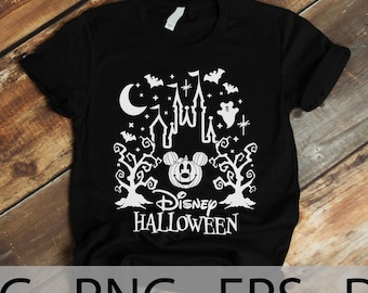 Halloween Maus Shirt SVG, Mickey Halloween Party, Schloss Shirt SVG, Boo Bash Halloween 2022, PNG, Mickey Kürbis svg, Mickey Fledermäuse