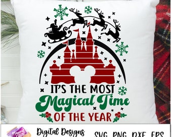 Magical Time of the Year SVG, Best Christmas Ever SVG, Santa Reindeers, Christmas Svg, Christmas Trip, Magic Castle Svg, Vacation, svg, png