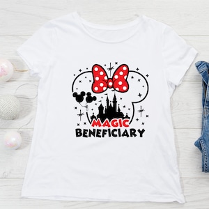 Magic Beneficiary, Minnie disneyland Trip SVG, My first trip, Minnie first trip, mouse castle, mouse ears, family trip, cut files, iron on