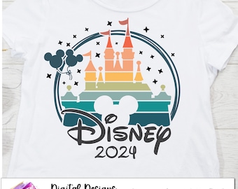 Disneyland 2024 trip, Magic Castle, Family Vacation 2024 SVG, Family Trip 2024 Svg, Family Squad, Vaca Mode Svg, Magic Kingdom Svg, PNG, DXF