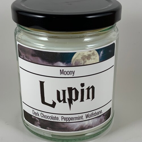 Marauders Remus Lupin Moony Fandom Inspired Candle Etsy
