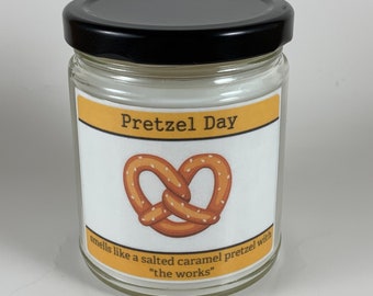 Pretzel Day | Salted Caramel Scented | The Office Inspired Candle