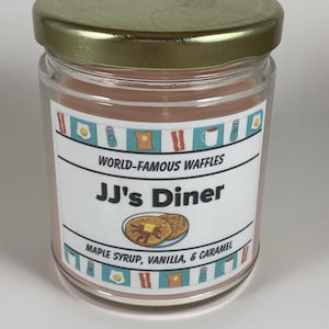 JJ&#39;s Diner | Waffles | Parks and Rec | Recreation | Inspired Candle