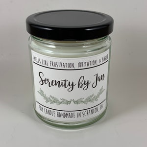 Serenity by Jan | Jan Levinson | Dinner Party | The Office Modern Farmhouse Inspired Candle