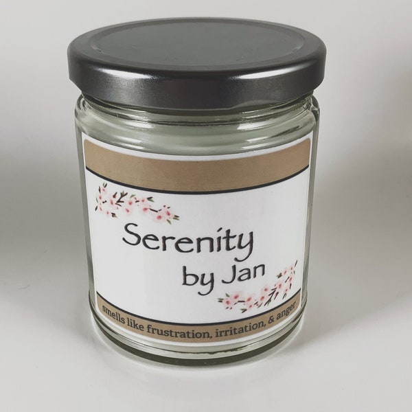 Serenity by Jan Levinson | You Burn It You Buy It | Dunder Mifflin | The Office Inspired Candle