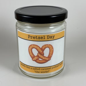 Pretzel Day | Salted Caramel Scented | The Office Inspired Candle