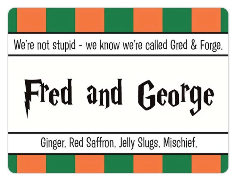 Fred and Weasley Weasley Twins Inspired Candles Etsy