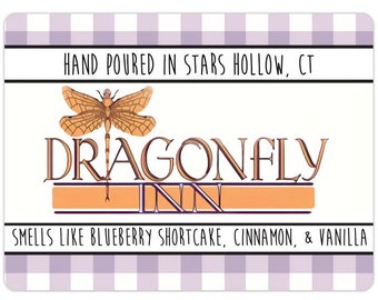 Dragonfly Inn | Rory & Lorelei | Stars Hollow | Inspired Candle