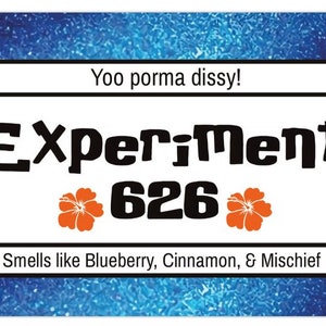 Experiment 626 | Ohana | Stitch Inspired Candle