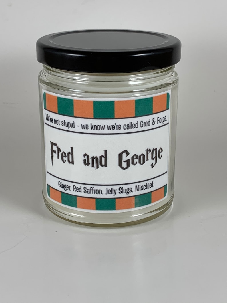 Fred and Weasley Weasley Twins Inspired Candles Etsy