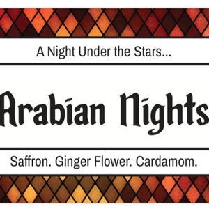 Arabian Nights Inspired Candle