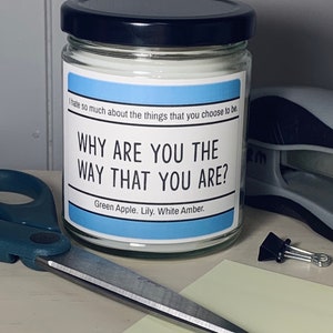 Why Are You The Way That You Are | Serenity by Jan | The Office Inspired Candle