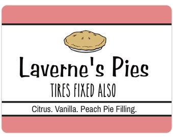 Laverne's Pies | Tires Fixed Also | The Office | Serenity by Jan | Dwight Schrute Inspired Candle